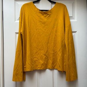NWT Topshop Open Back Bell Sleeve Top, size 12